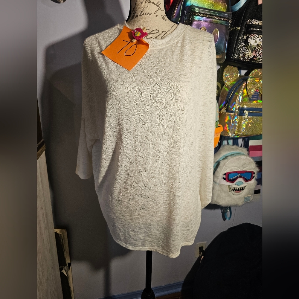 Cherish White Top Size Size Large